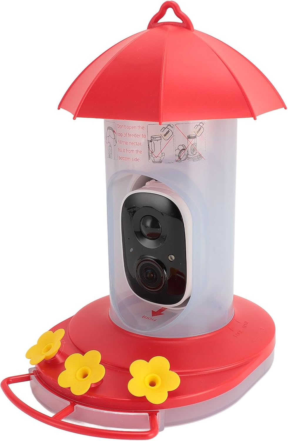 Bird Feeder Camera 1080P HD Wide Angle Solar Bird Feeder Camera for Outdoor Use