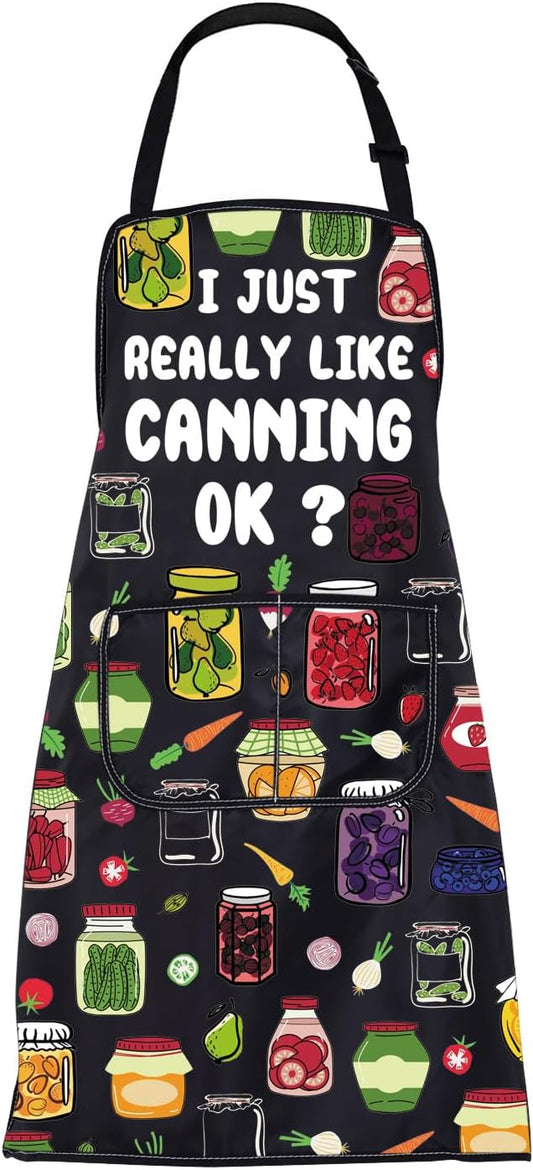 CMNIM Canning Aprons Gift for Canning Lover Canning Season Apron with 