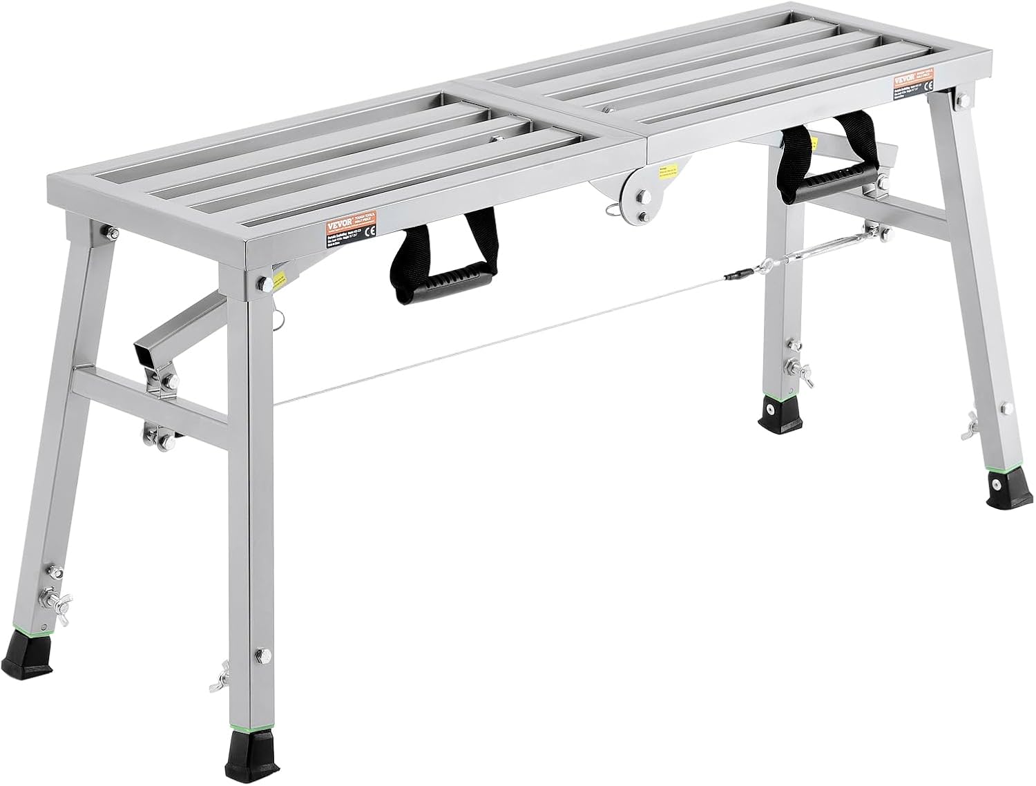 VEVOR Work Platform, 39"x 12" Portable Scaffolding Platform, Folding S