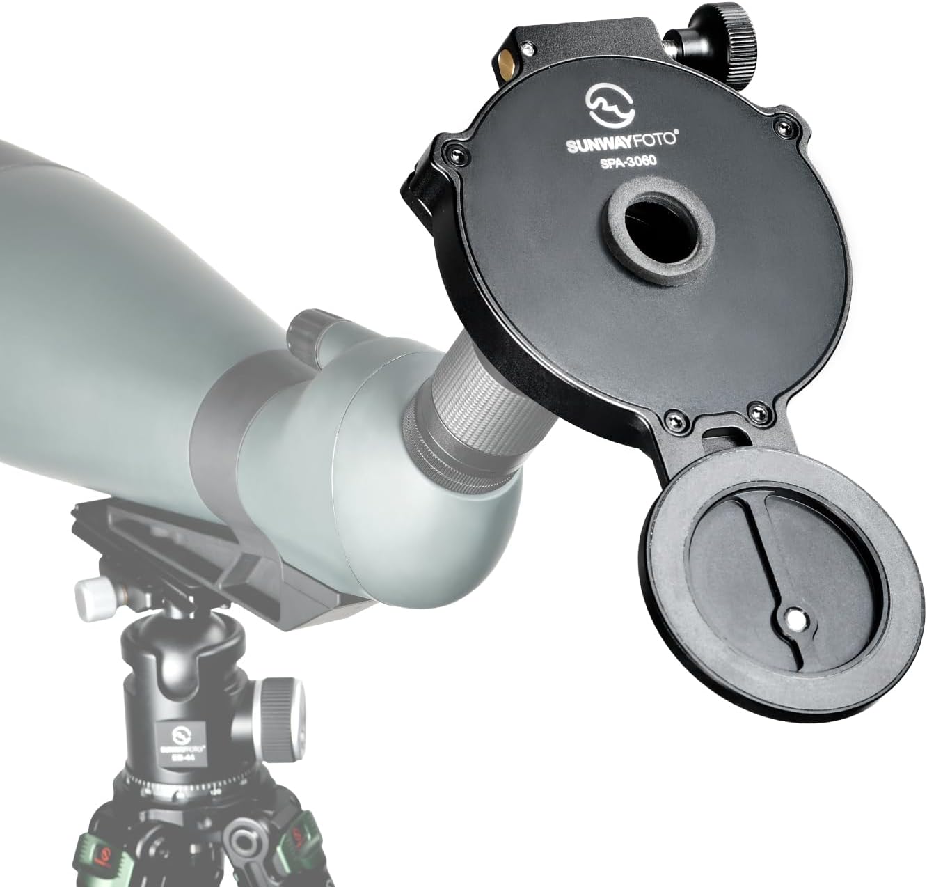 SUNWAY SPA-3060 Cell Phone Adapter for Binocular, Universal Smartphone Mount for Binocular, Compatible with Eyepiece Outer Diameter 30-60mm