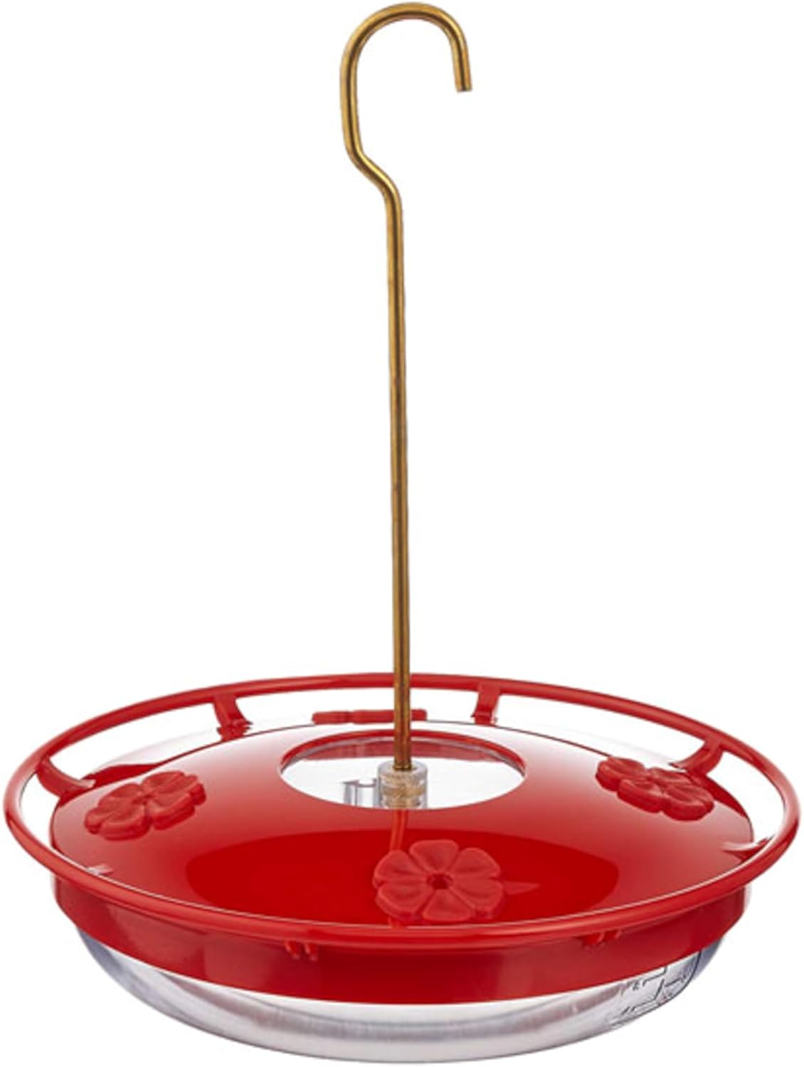 Aspects HummZinger HighView 12 Oz Hanging Hummingbird Feeder - 429, Red