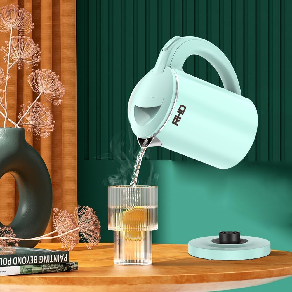 0.5L Small Portable Electric Kettles for Boiling Water, Stainless Stee