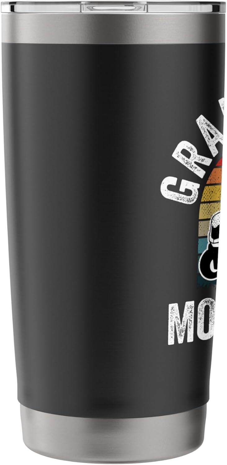 Granddaddy Mows Best Funny Gardener Lawn Care Father's Day Stainless Steel Insulated Tumbler