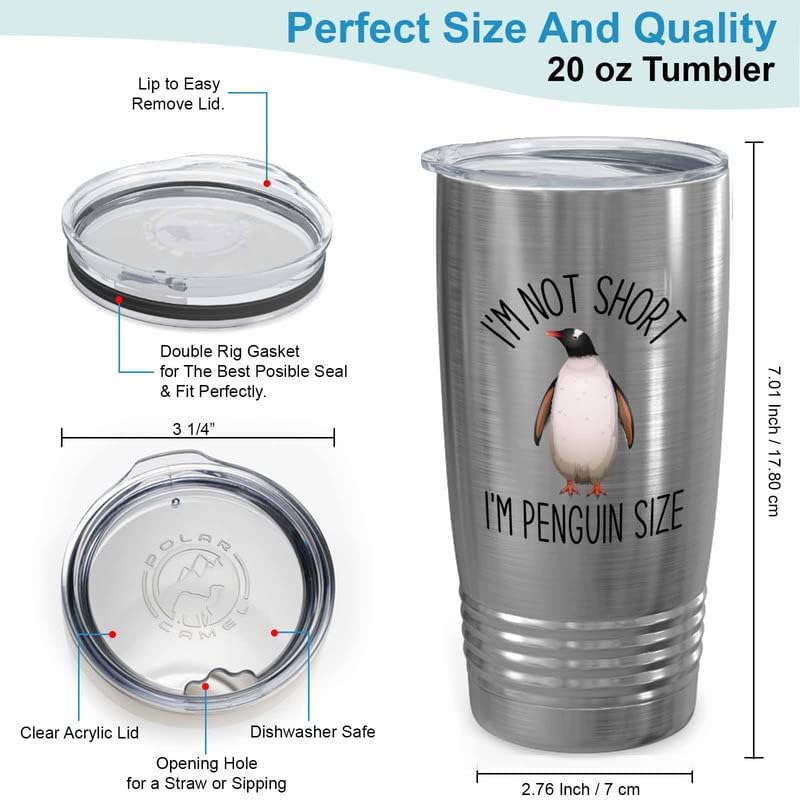Bird Lover Green Edition Viking Tumbler 20oz - Short Penguin Size - Hu
