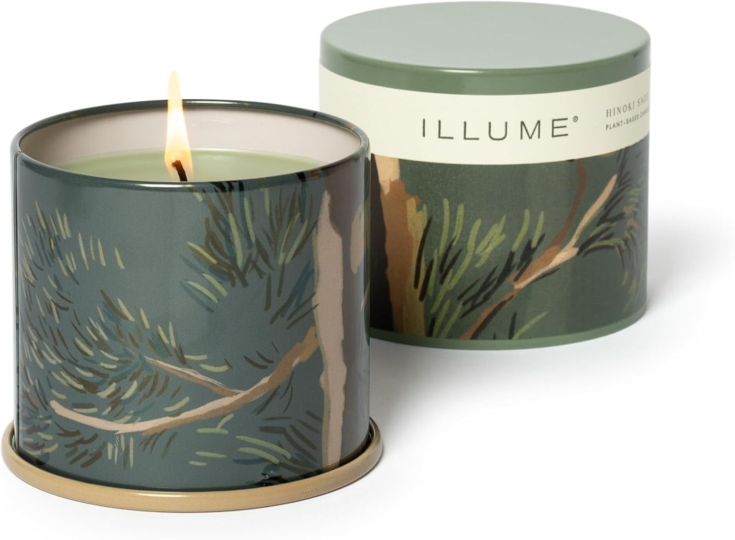 Illume Beautifully Done Essentials Hinoki Sage Vanity Tin Scented Candle