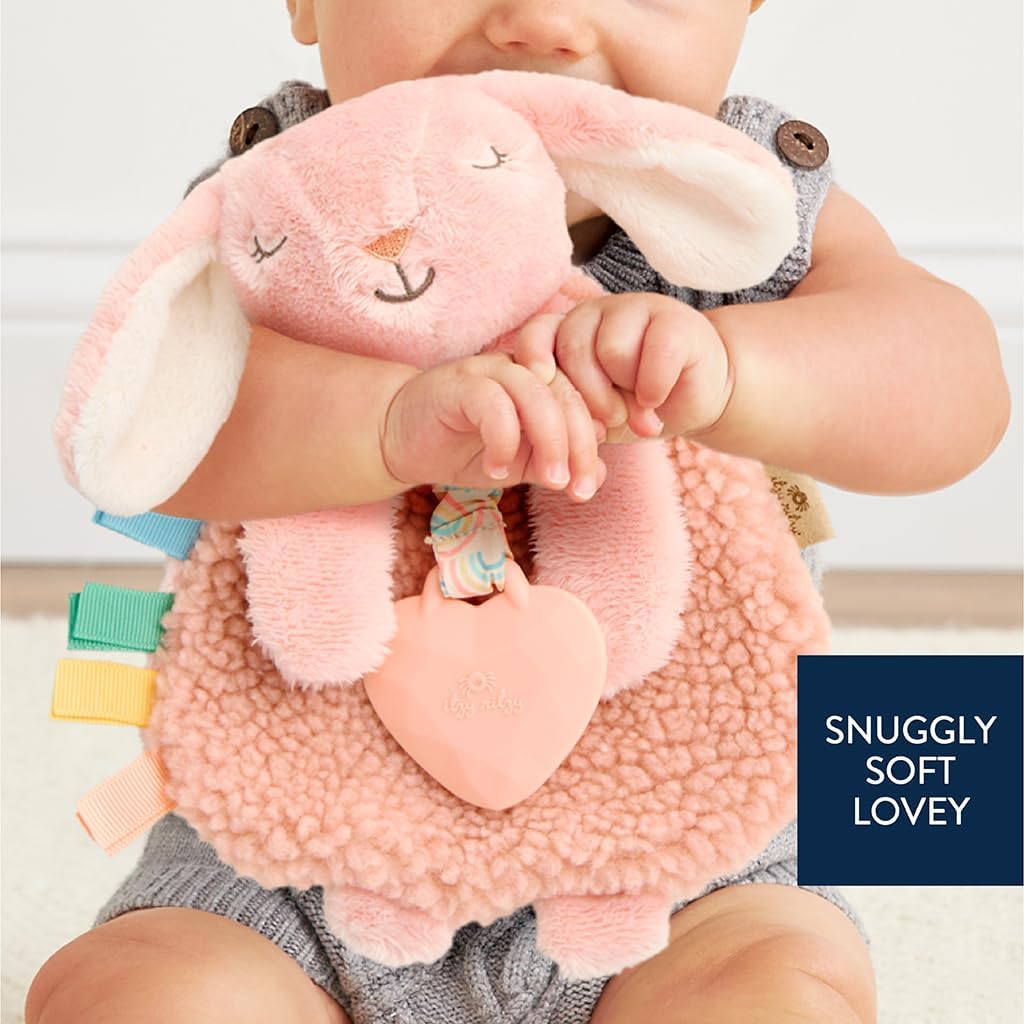 Itzy Ritzy - Itzy Lovey Including Teether - Baby Lovey with Teether, T
