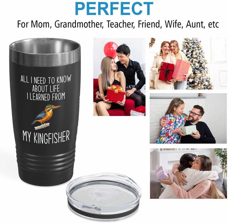 Bird Lover Black Edition Viking Tumbler 20oz - Lfe My Bird - Hummingbi