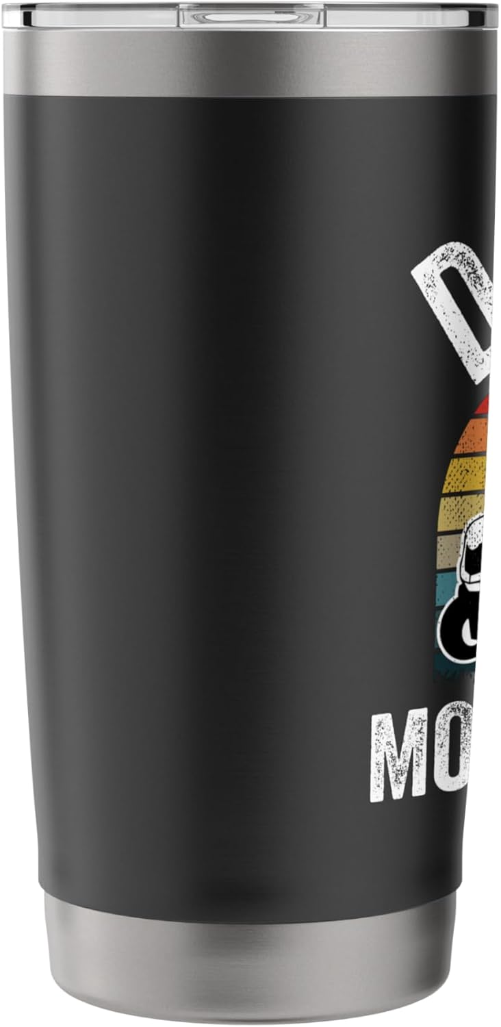 Dada Mows Best Funny Gardener Lawn Care Father's Day Stainless Steel Insulated Tumbler