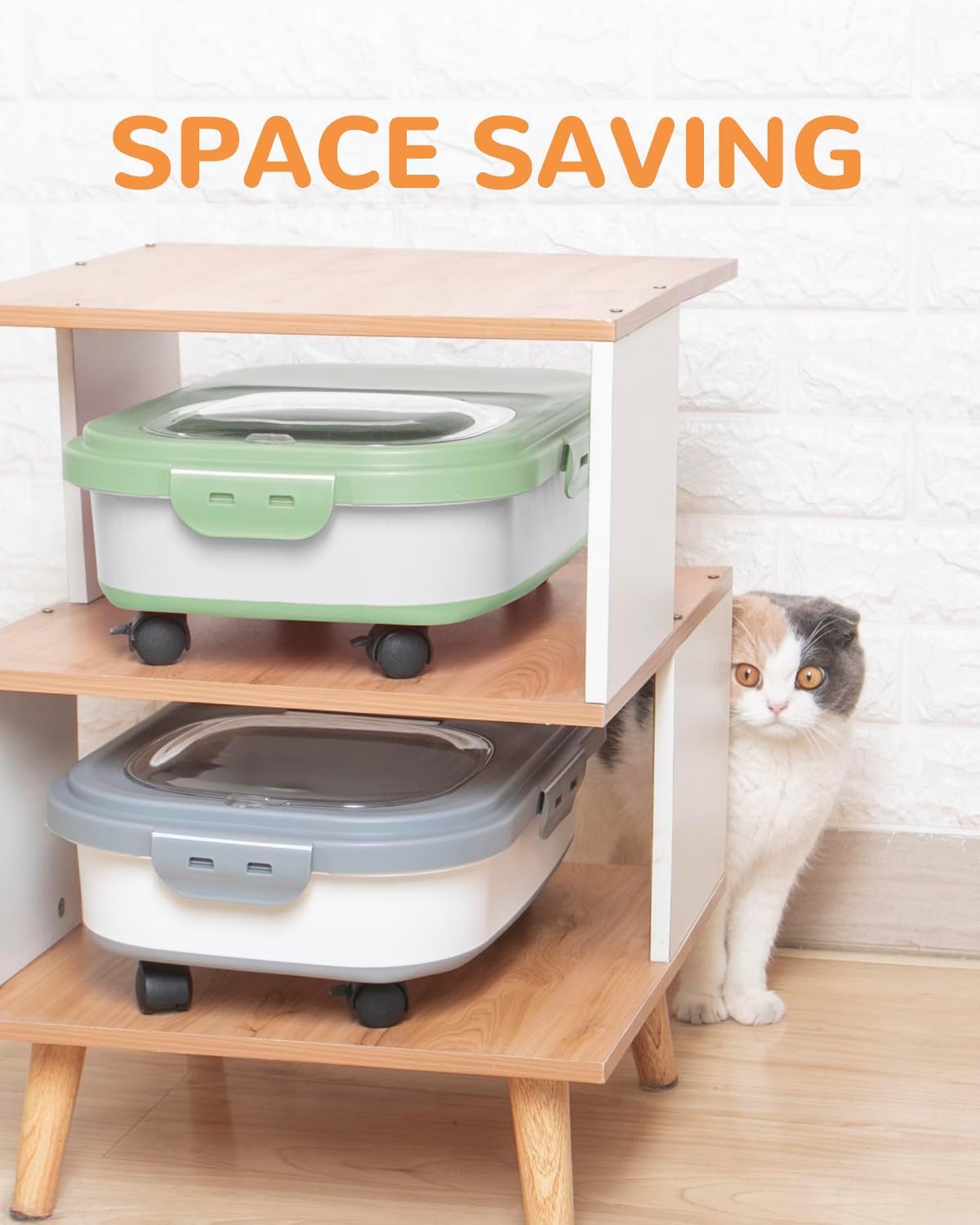 20-23 Lbs Dog Food Storage Container - Collapsible Dog Food Container 