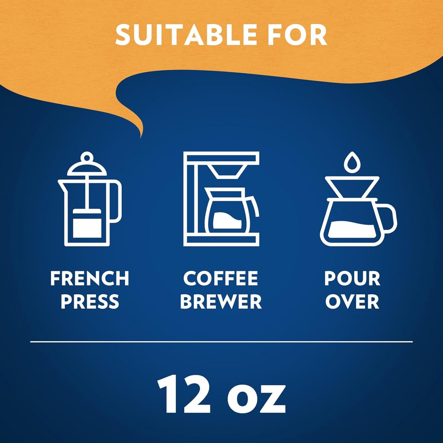 Lavazza Costiera Gran Aroma Ground Coffee 12oz Bag, Light Roast, Smooth and Aromatic Taste, Intensity 2/5, 100% Arabica, Ideal for Drip Brewers, (Pack of 1) - Package May Vary