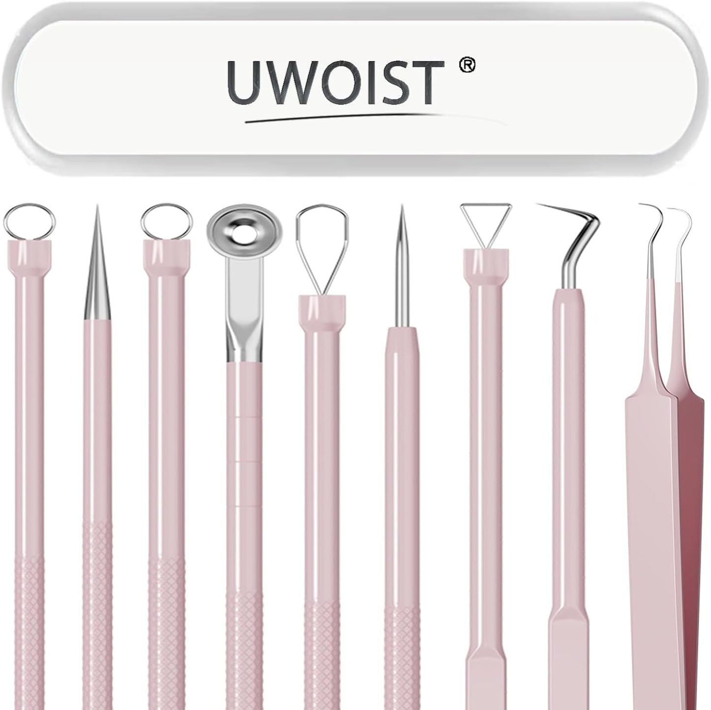 Pimple Popper Tool Kit Blackhead Remover Tools (5 Piece Kit), Professi