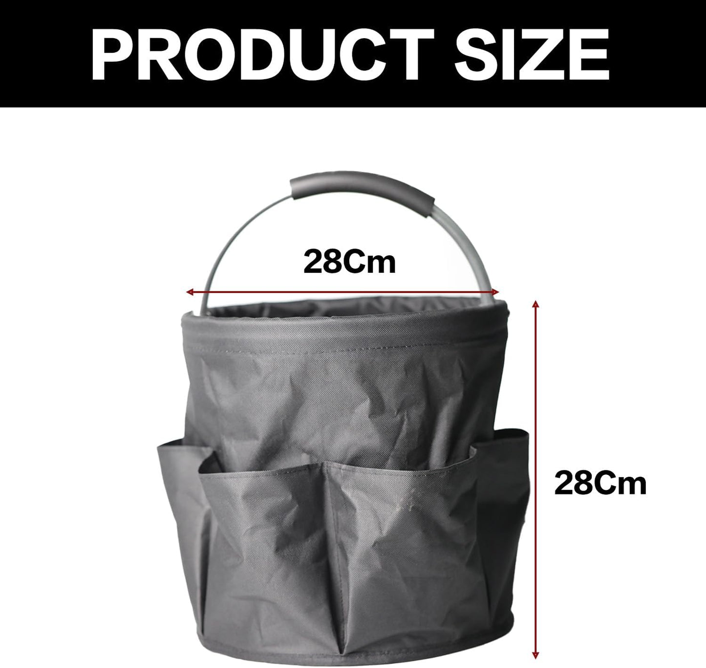 Foldable Storage Portable Multi Cleaning Bucket Bag for Home and Garden