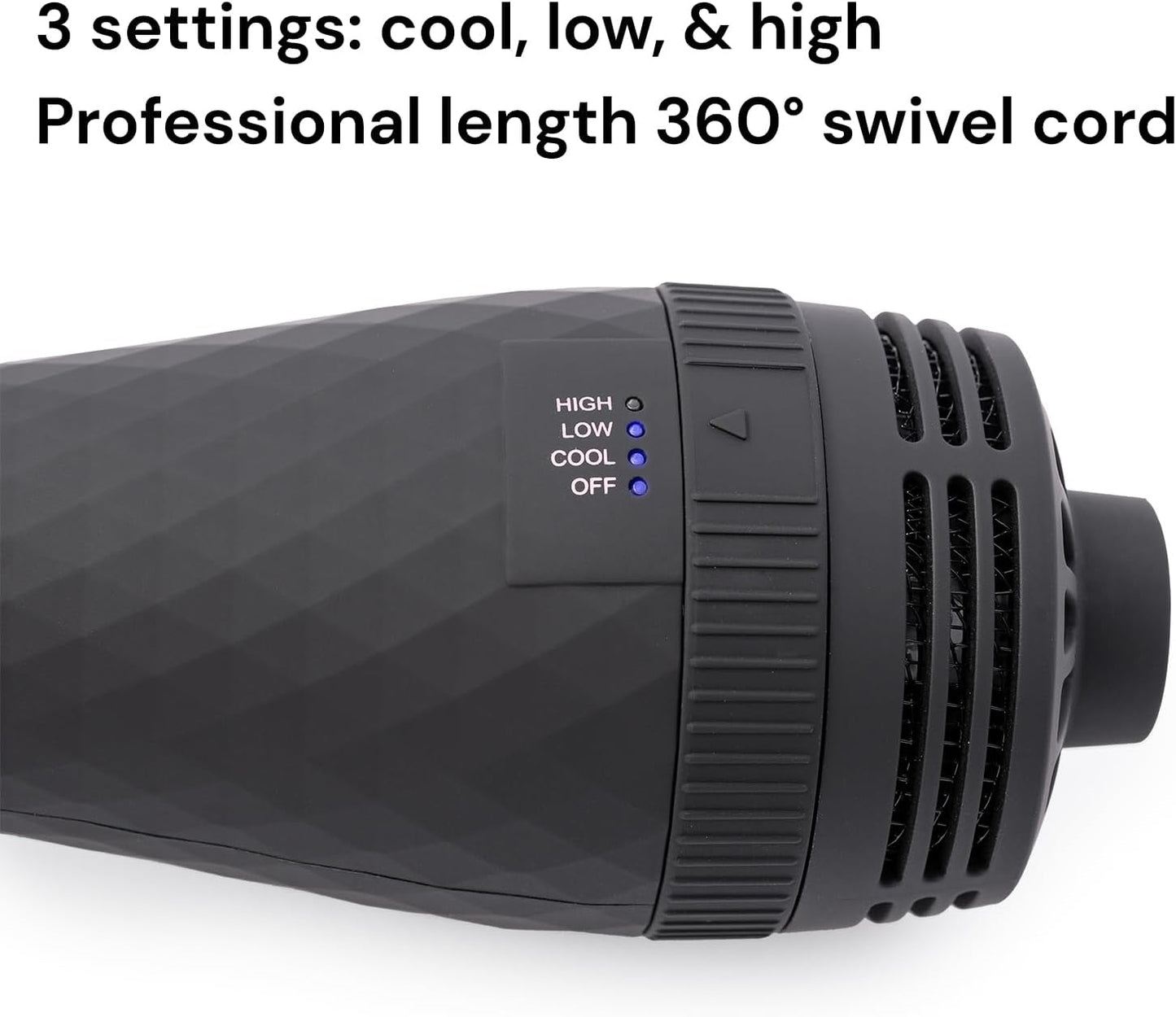 L'ANGE HAIR Le Volume 2-in-1 Titanium Blow Dryer Brush | Frizz Control