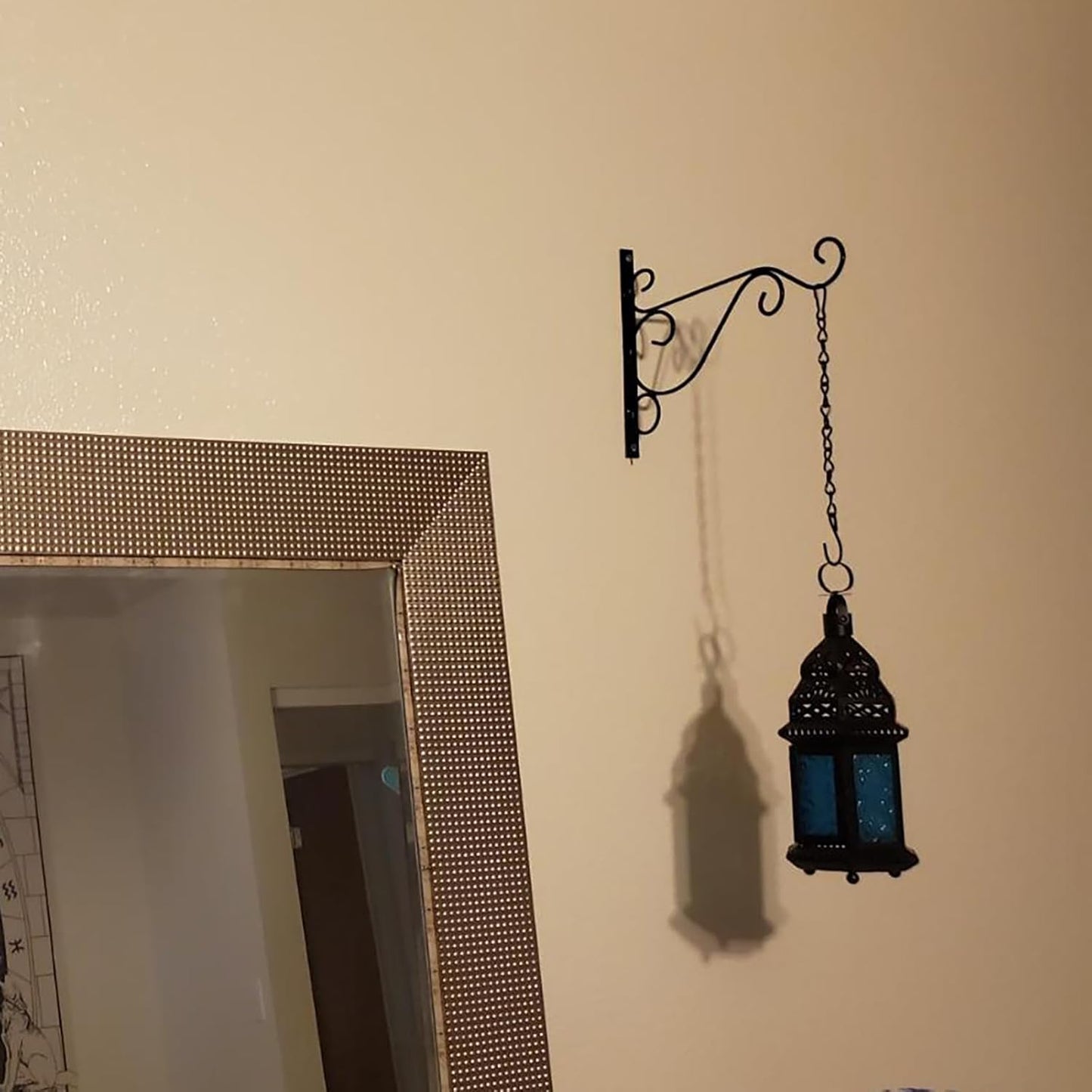 KEILEOHO 2 Pack Black Metal Hanging Chains, 312 Inch Hanging Basket Chain with Hang Buckles S Hooks for Bird Feeder, Picture, Wind Chimes, Lanterns, Wind Chimes, Planters, Outdoor Indoor Decor