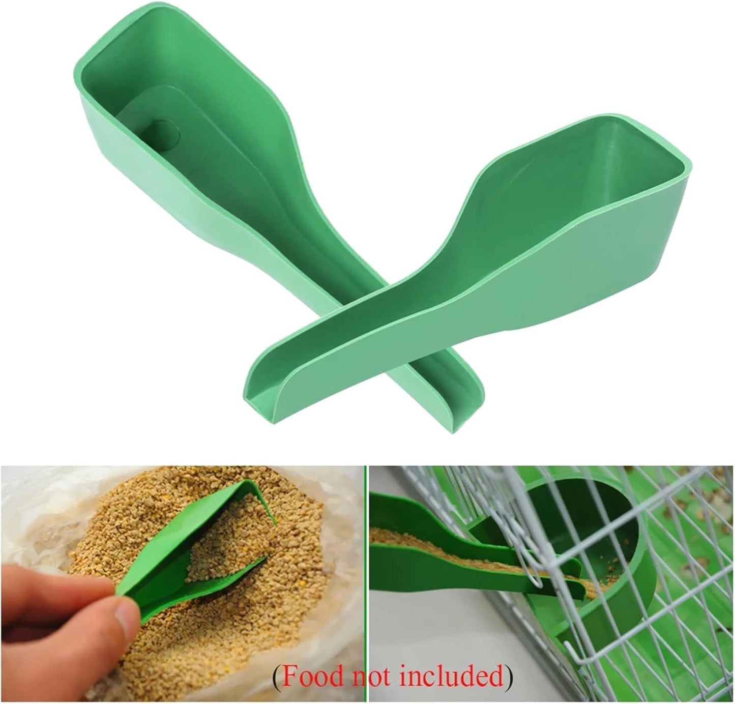 5pcs Parrot Feeding Spoon Chicken Feed Manual Bird Feeder for Conure Parakeet, Pigeons, Ducks & Other Birds