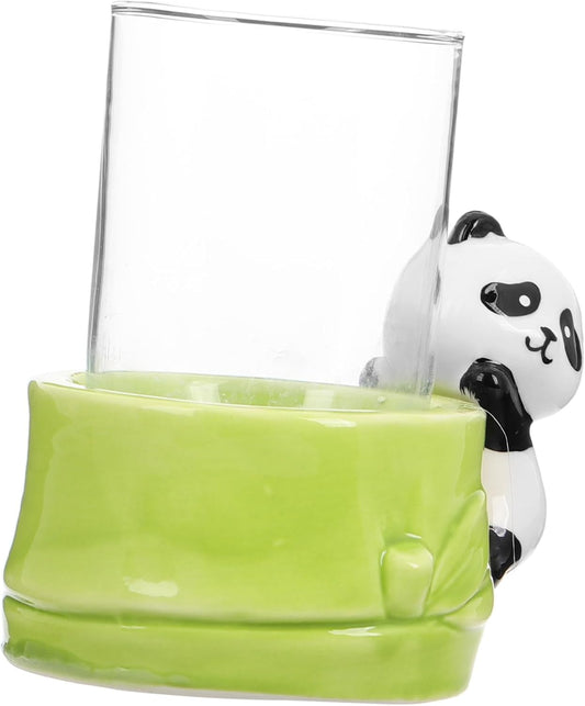 BESTOYARD Ceramic Panda Flowerpot Water Plant Decor Indoor Plant Vase 