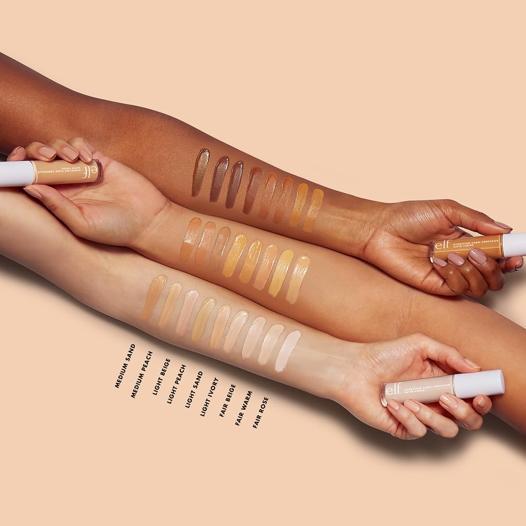 e.l.f. Hydrating Camo Concealer, Covers Blemishes & Under-Eye Circles,