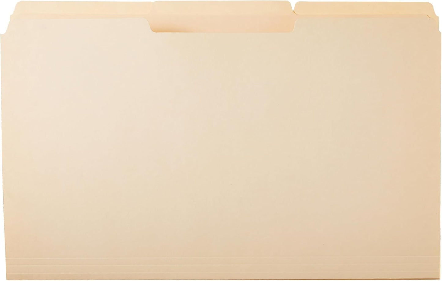 Amazon Basics Sturdy Manila File Folders, 1/3 Tabs in Assorted Positio