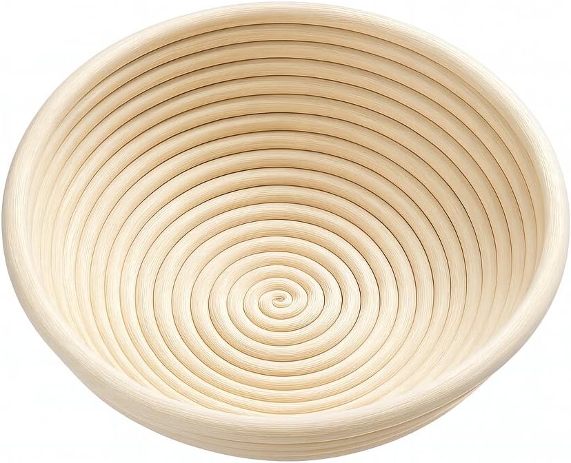 Saint Germain Bakery Premium Round Bread Banneton Basket with Liner - 