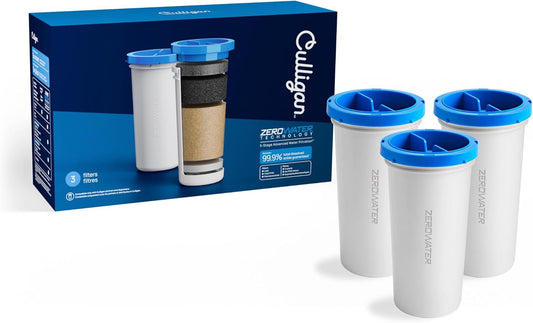 Culligan with ZeroWater Technology Replacement Filter 3-Pack, 5-Stage 