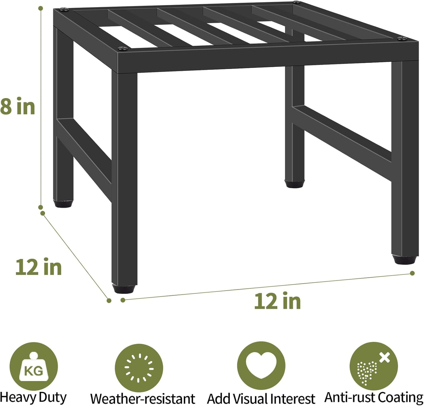 Plant Stand Indoor Outdoor, Heavy Duty Wrought Iron Pedestal Stands Me