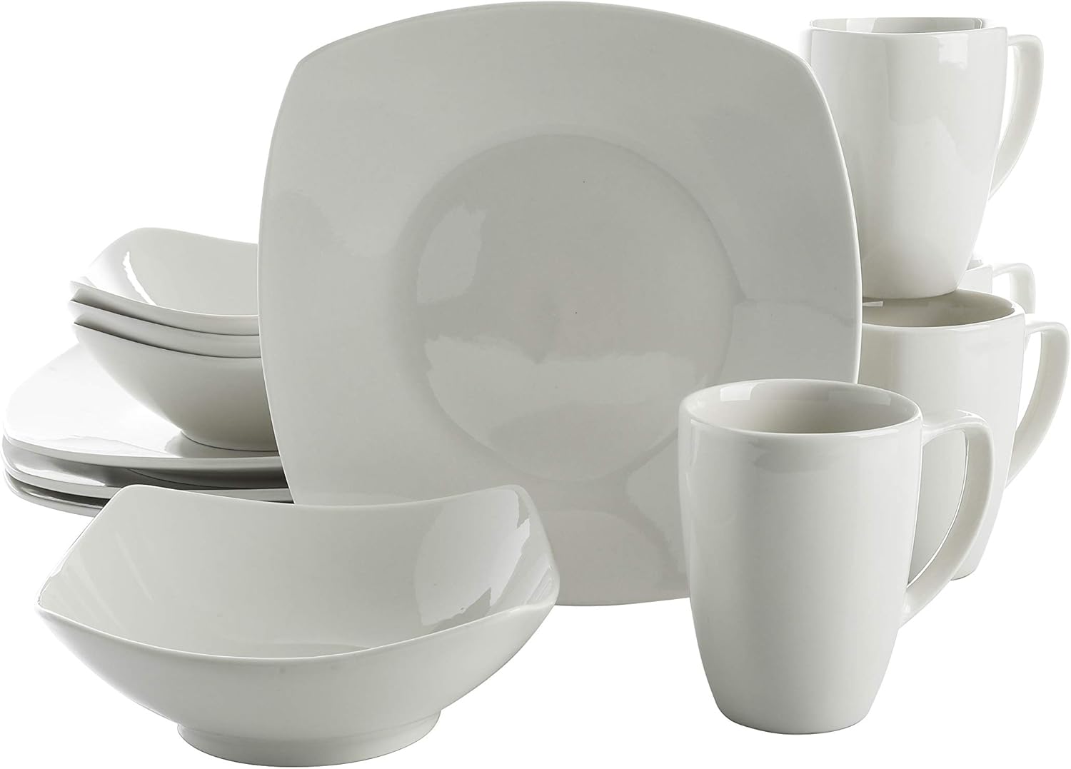 Gibson Home Amelia Court Porcelain Chip and Scratch Resistant Dinnerwa