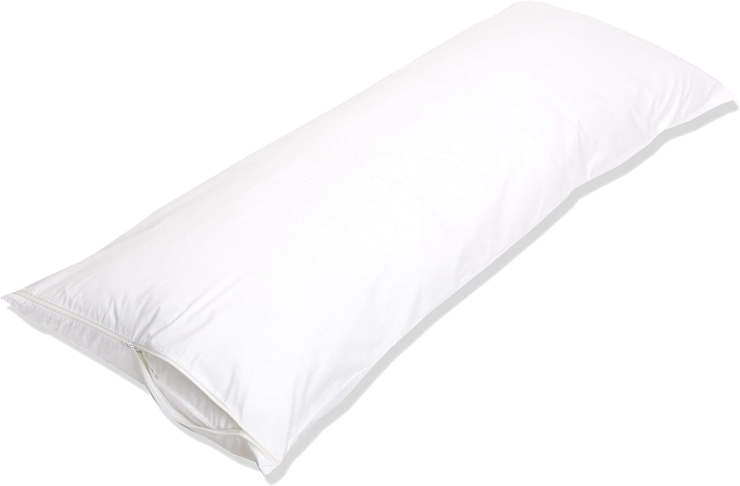 Amazon Basics Hypoallergenic Protector Cover Pillowcases - 21 x 55 Inc