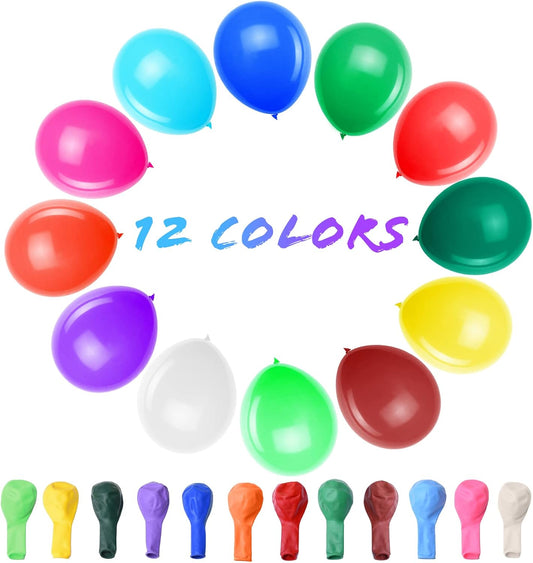 Thickened balloons, 120 PCS Balloons Assorted Colors, Latex Balloons f