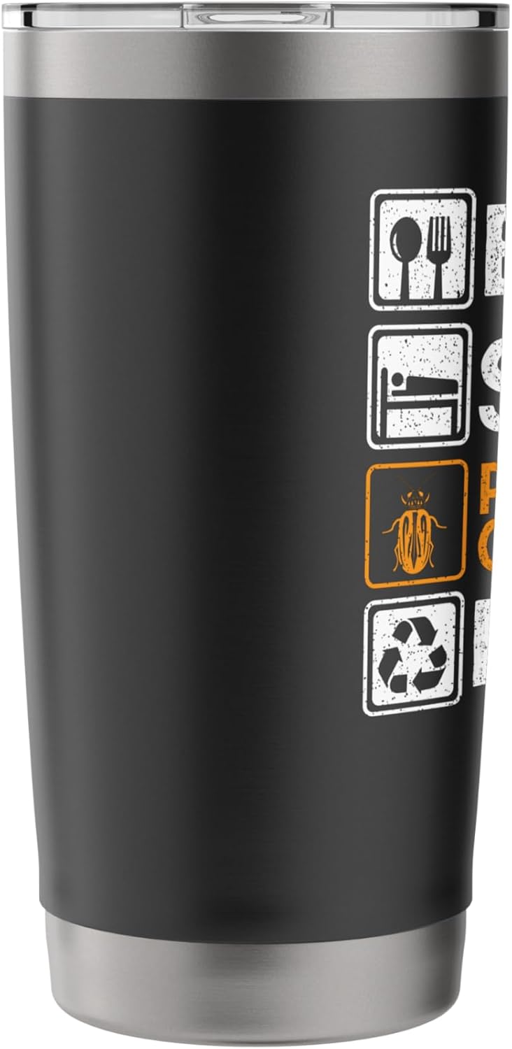 Eat Sleep Pest Control Exterminator Pest Control Stainless Steel Insulated Tumbler