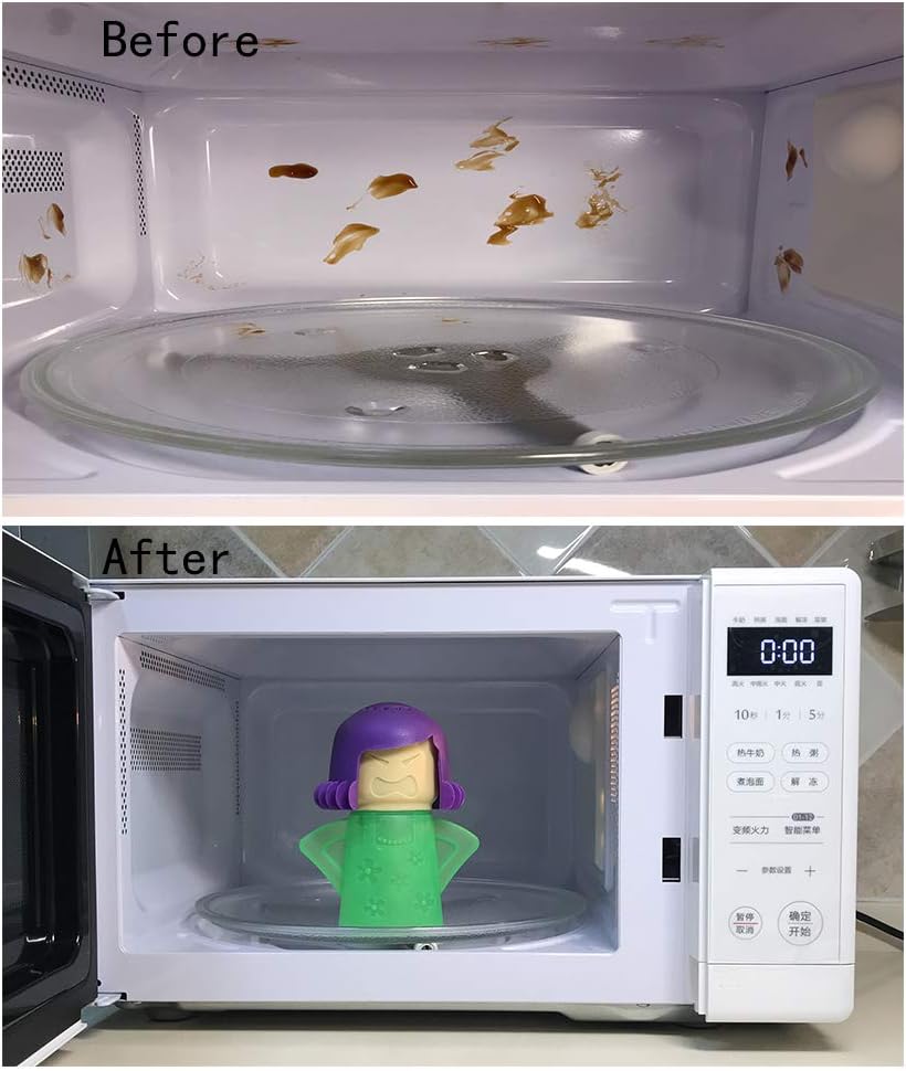 Angry Mama Microwave Oven Steam Cleaner, Angry Mom Microwave Cleaner, 