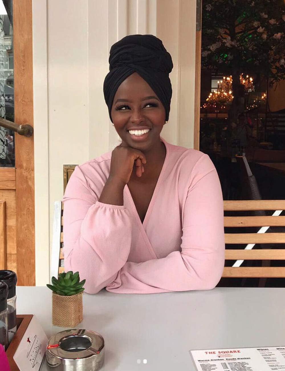 Harewom Head Wraps for Black Women Stretch Head Scarf Long African Hai
