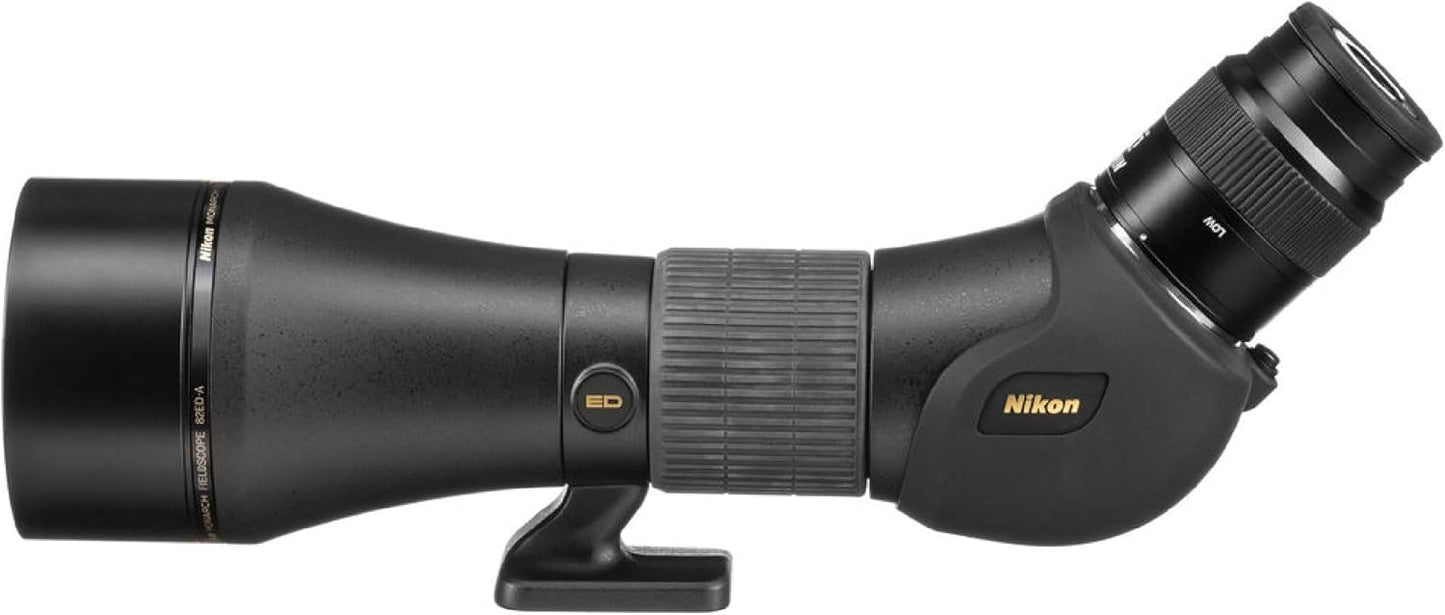 Nikon Monarch 20-60x82 ED Spotting Scope - Extra-Low Dispersion Glass, Field-Flattener Lens System, Waterproof & Fogproof High-Definition Observation Scope, Angled/Straight View