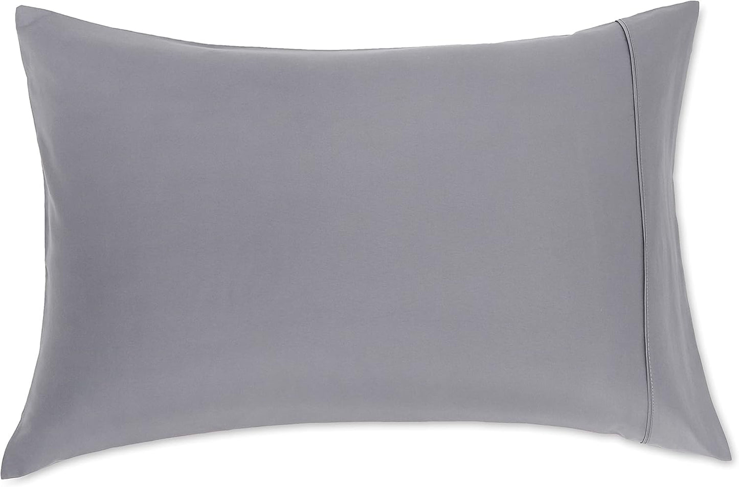 Amazon Basics Standard Pillow Cases, Machine Wash, Lightweight Super S