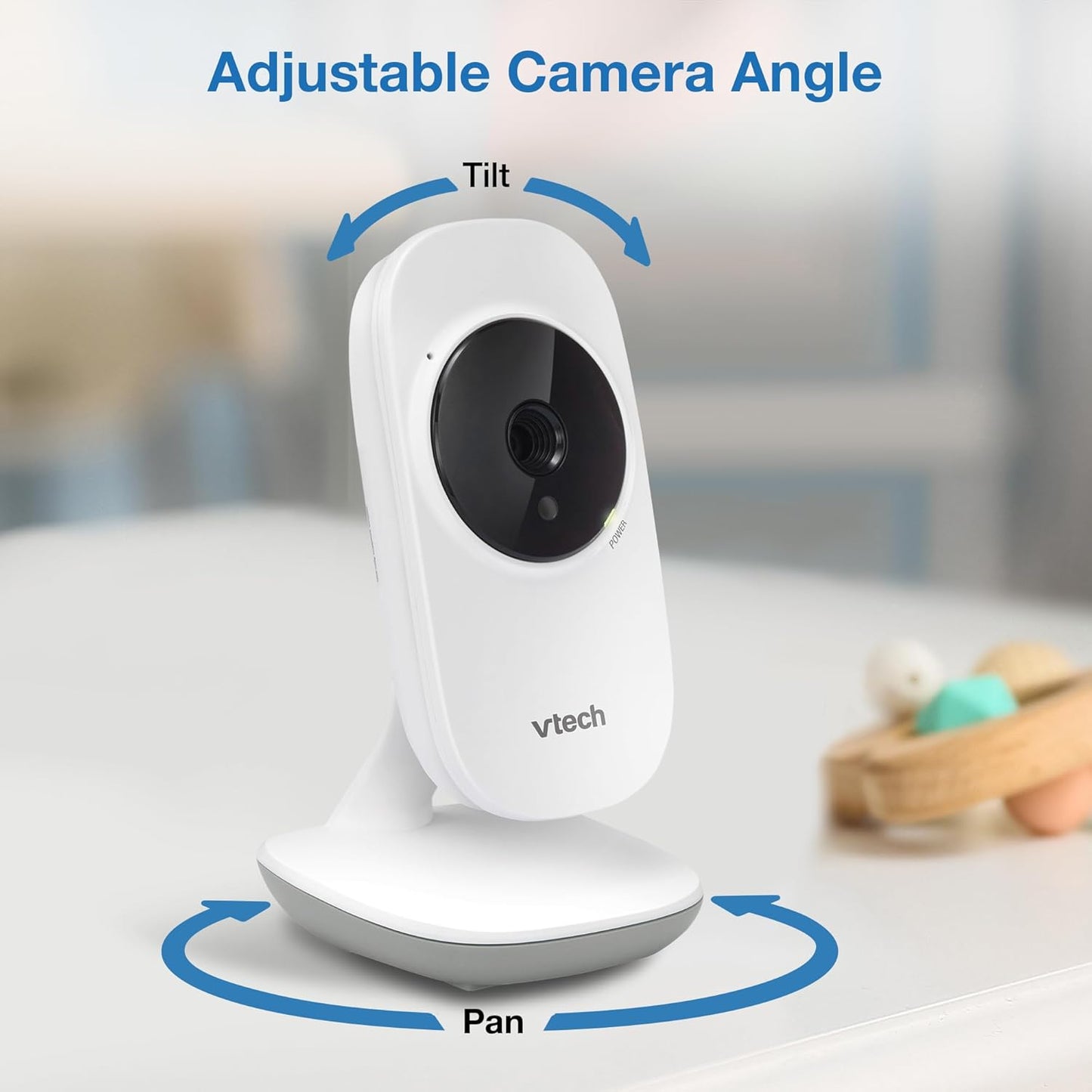 VTech VM819 Baby Monitor with Camera and Audio, 2.8” Screen Portable B