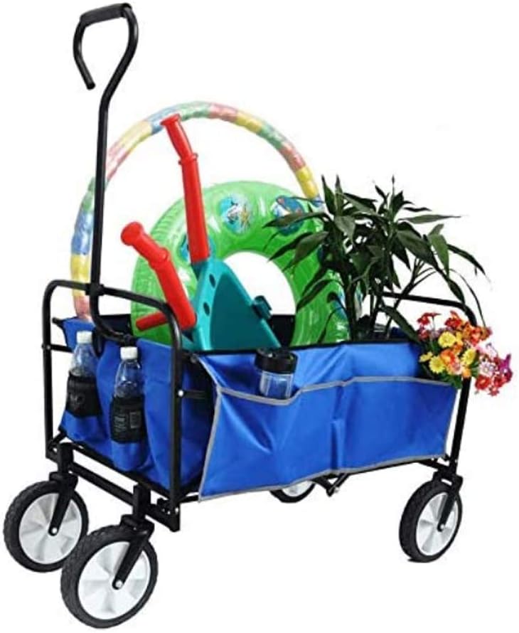 Folding Garden Cart,Camping Wagon Shopping Trolley Camping Cart Foldin