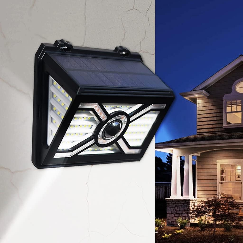 Two-Pack Solar Outdoor Garden Light Waterproof Street Human Body Induction Lighting Wall