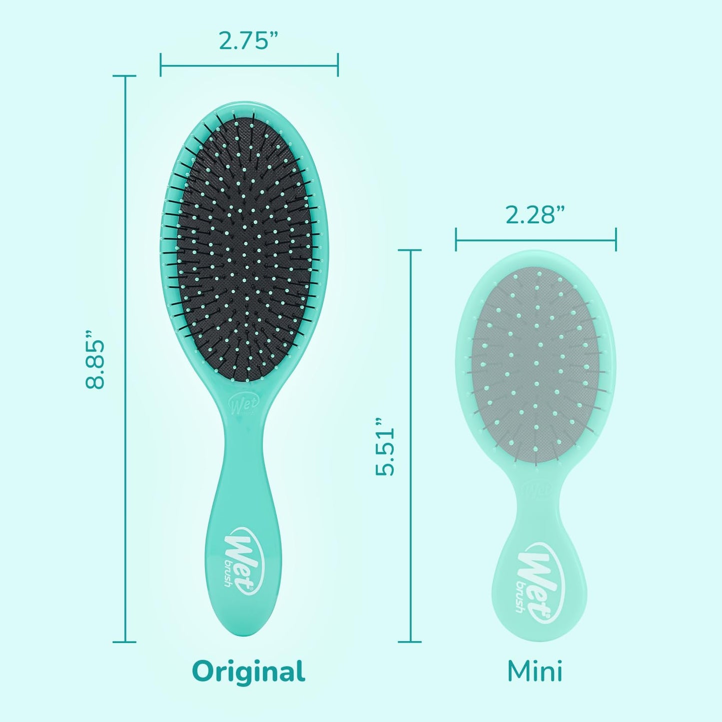 Wet Brush Original Detangler Hair Brush, Amazon Exclusive Aqua- Ultra-