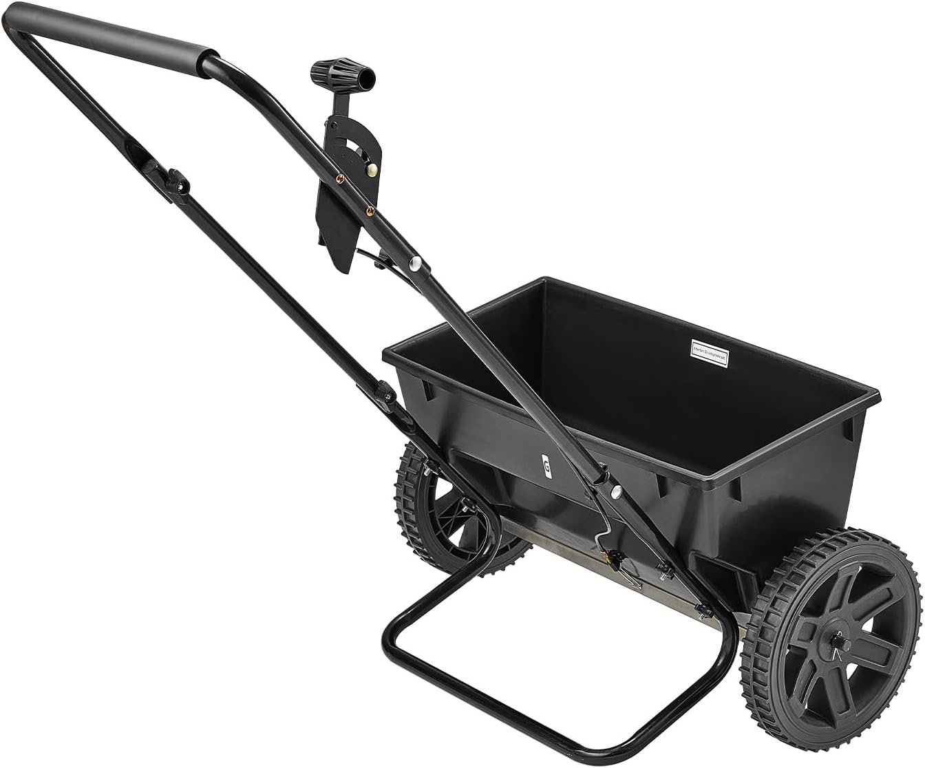 VEVOR Broadcast Spreader, 50LBS Capacity, Drop Spreader with Hopper Gr