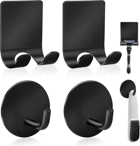 Diesisa Razor Holder 304 Stainless Steel for Shower + Adhesive Sticky 