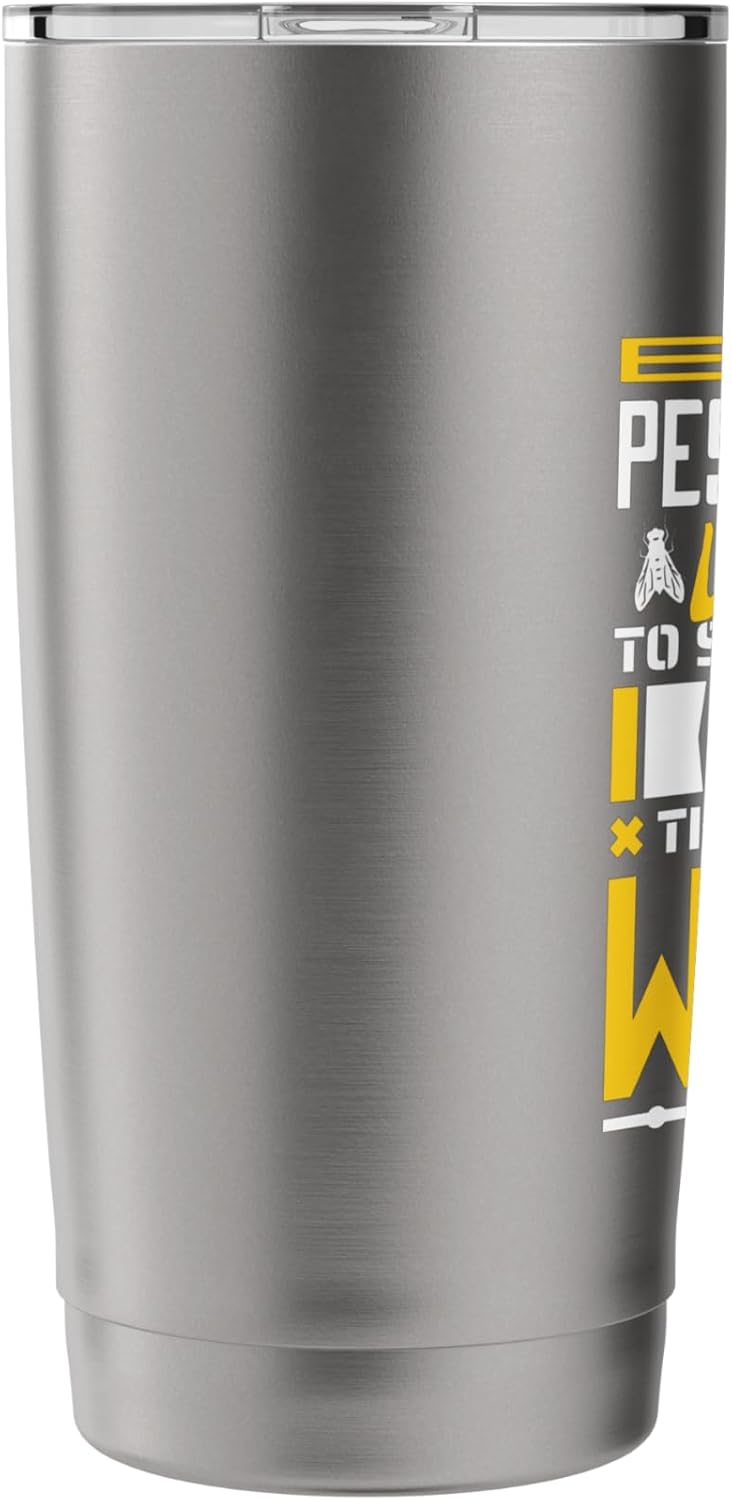 I Am A Pest Control Worker To Save Time, Pest Controller Stainless Steel Insulated Tumbler