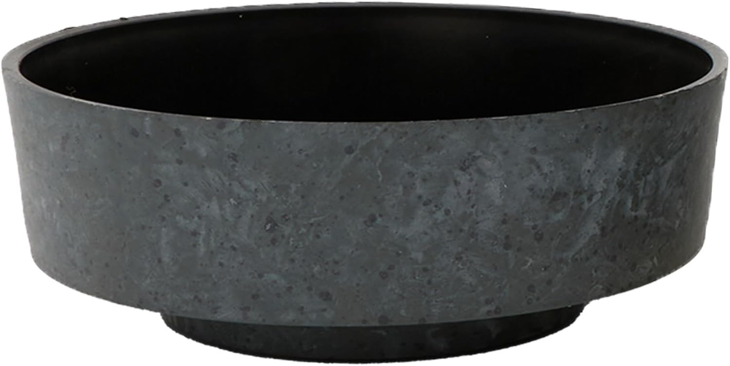The HC Companies 8 Inch Round Plastic Succulent Capri Bowl 8"x8"x3" in