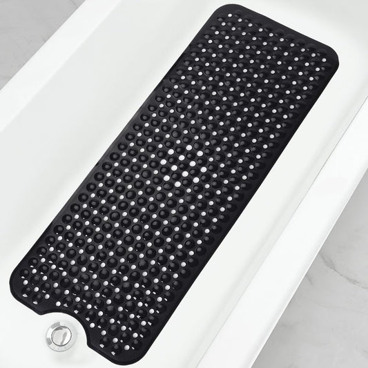 Linoows Bathtub and Shower Mats, 40x16 Inch Extra Large Non Slip Soft 
