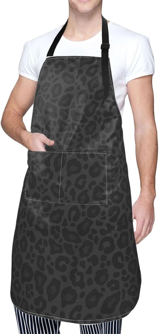 Perinsto Waterproof Apron With 2 Pockets Kitchen Chef Aprons Bibs For 