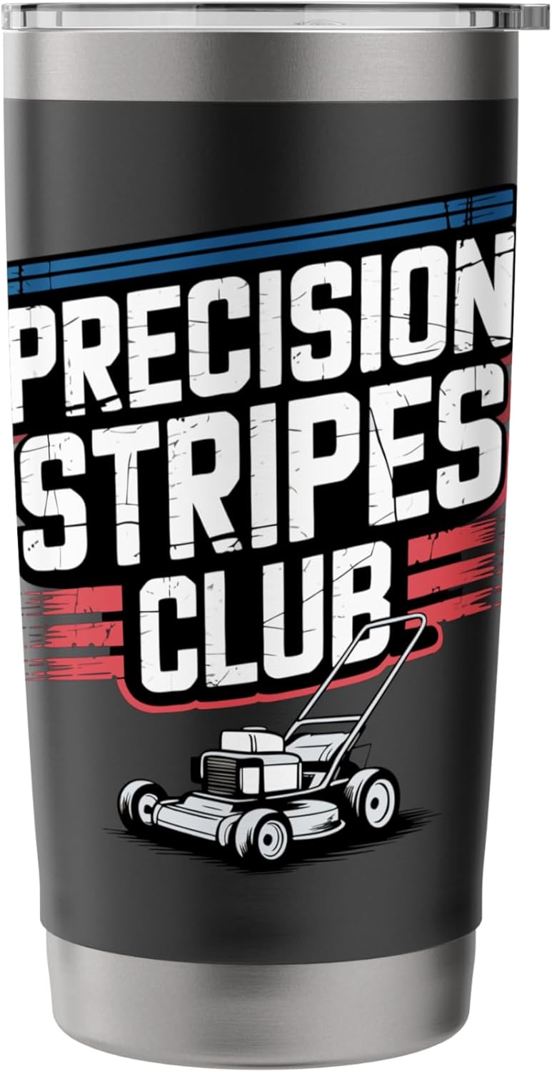 Lawn Striper Lawn Care Precision Lawn Mover Landscaping Stainless Steel Insulated Tumbler