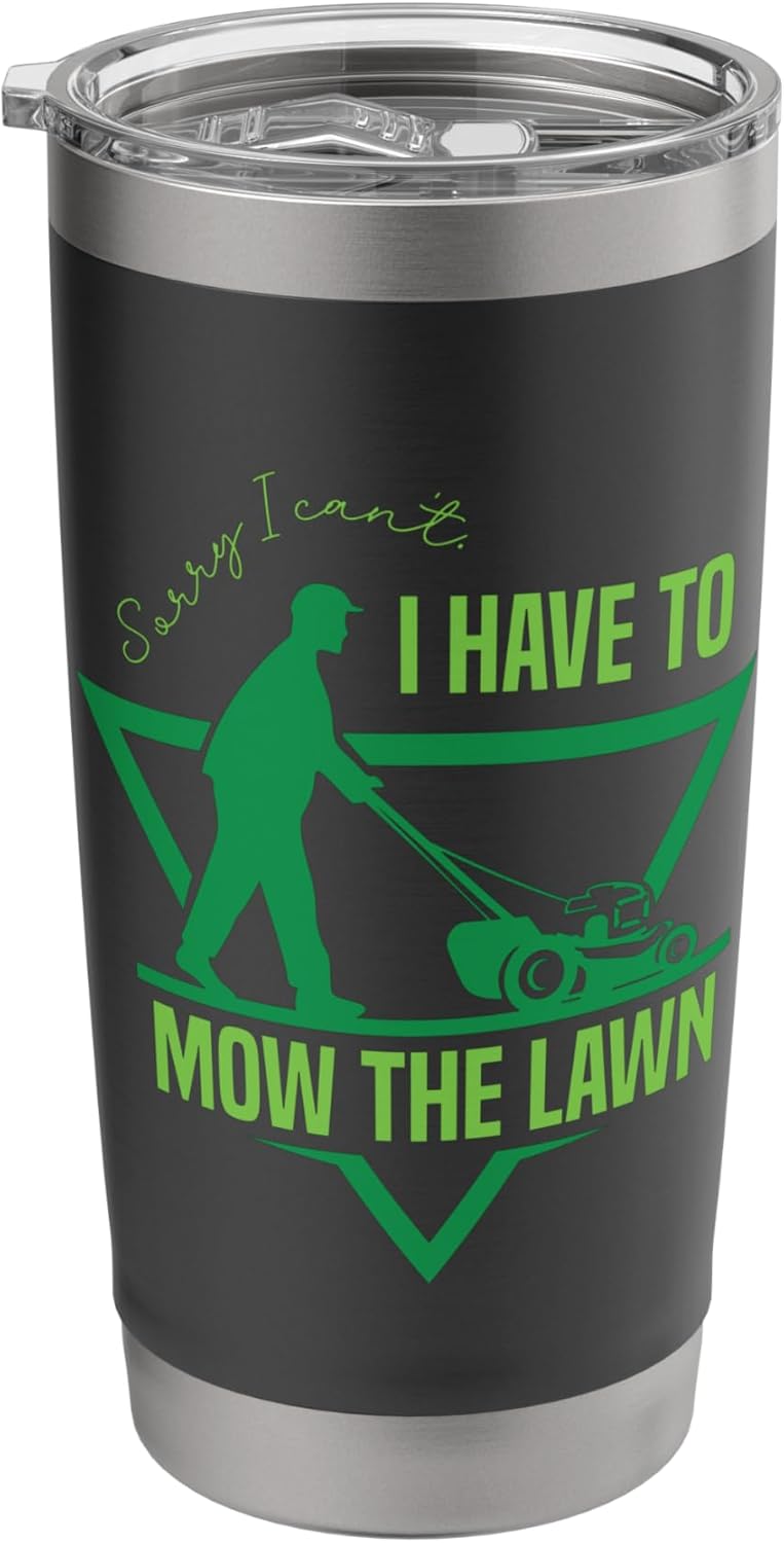 Lawn Care Mowing Machine Lawnmower Lawn Mowing Stainless Steel Insulated Tumbler