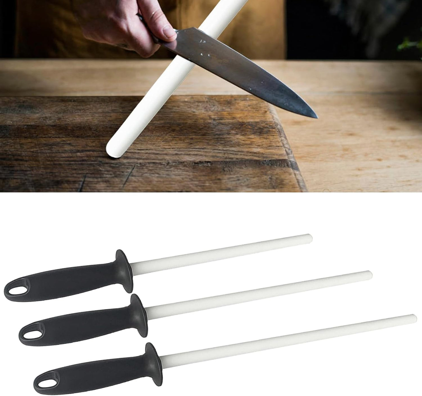 Professional Cutter Sharpener Rod Kitchen Cutter Sharpening Rod Cerami