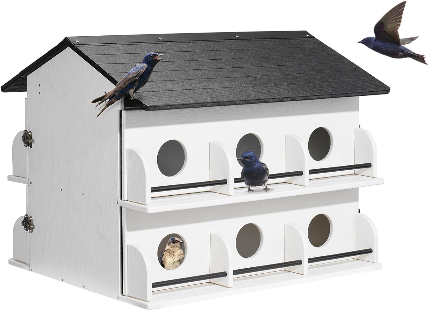 Kingsyard Recycled Plastic Purple Martin House - Pre-Assembled Bird Ho