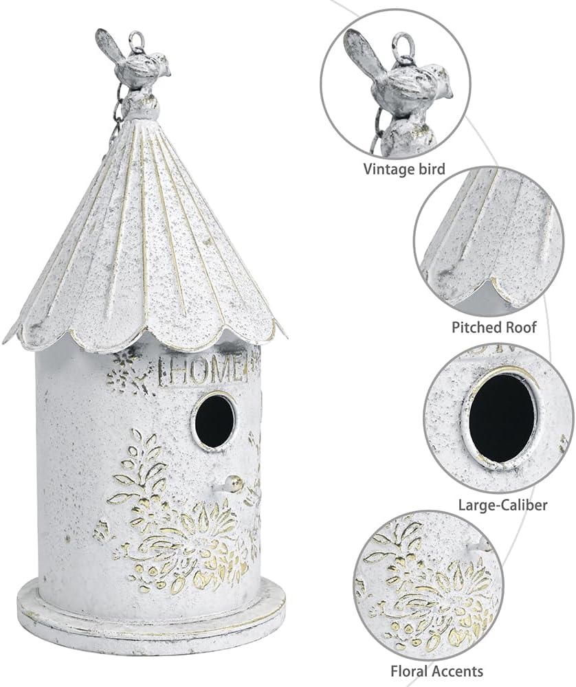 Metal Hanging Birdhouses for Outdoors Bird Houses for Outside Unique B