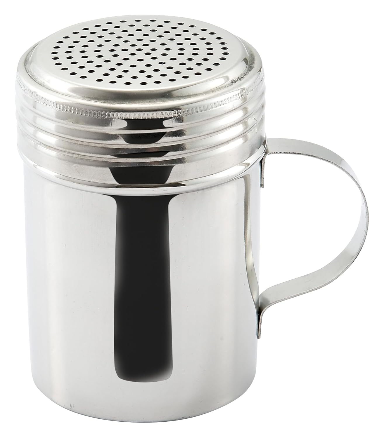 Winco 10 Oz. Stainless Steel Dredge (DRG-10), 5 inches X 4.75 inches X 1.5 inches