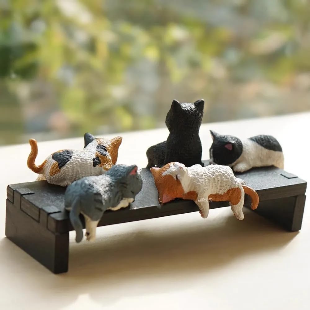 Cute Cat Car Dashboard Accessories, Fun Car Rearview Mirror Decoration